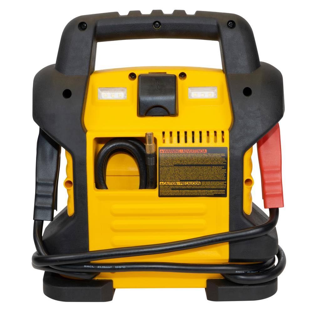 DEWALT DXAEJ14 1400 Peak Amp Portable Car Jump Starter with Digital Compressor