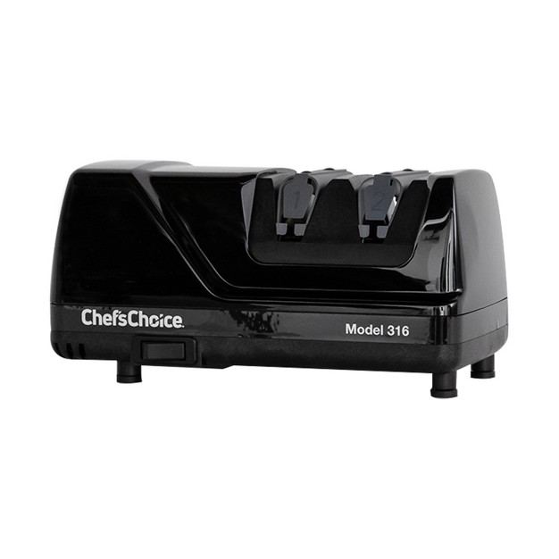 Chef x27 schoice Model 316 Electric Knife Sharpener In Black 0316000