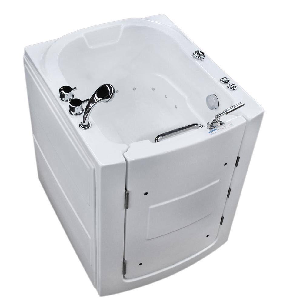 Universal Tubs HD Series 32 in. x 38 in. Left Swinging Door Walk-In Air Tub in White HD3238LWA