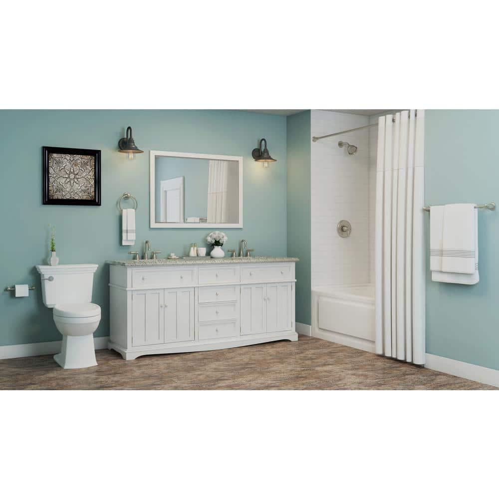 American Standard Optum VorMax Complete Tall Height 2piece 128 GPF Elongated Toilet in White with Slow Close Seat