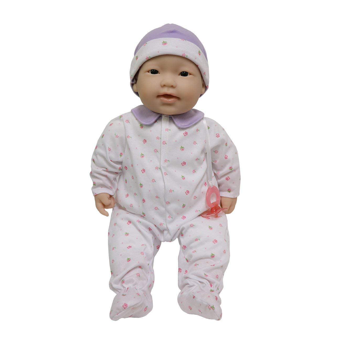 JC Toys, La Baby 20-inch Asian Washable Soft Baby Doll with Baby Doll Accessories, Designed by Berenguer