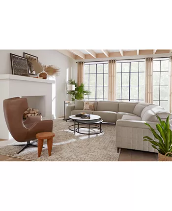 Furniture Adney 88 2 Pc Zero Gravity Fabric Sofa with 2 Power Recliners