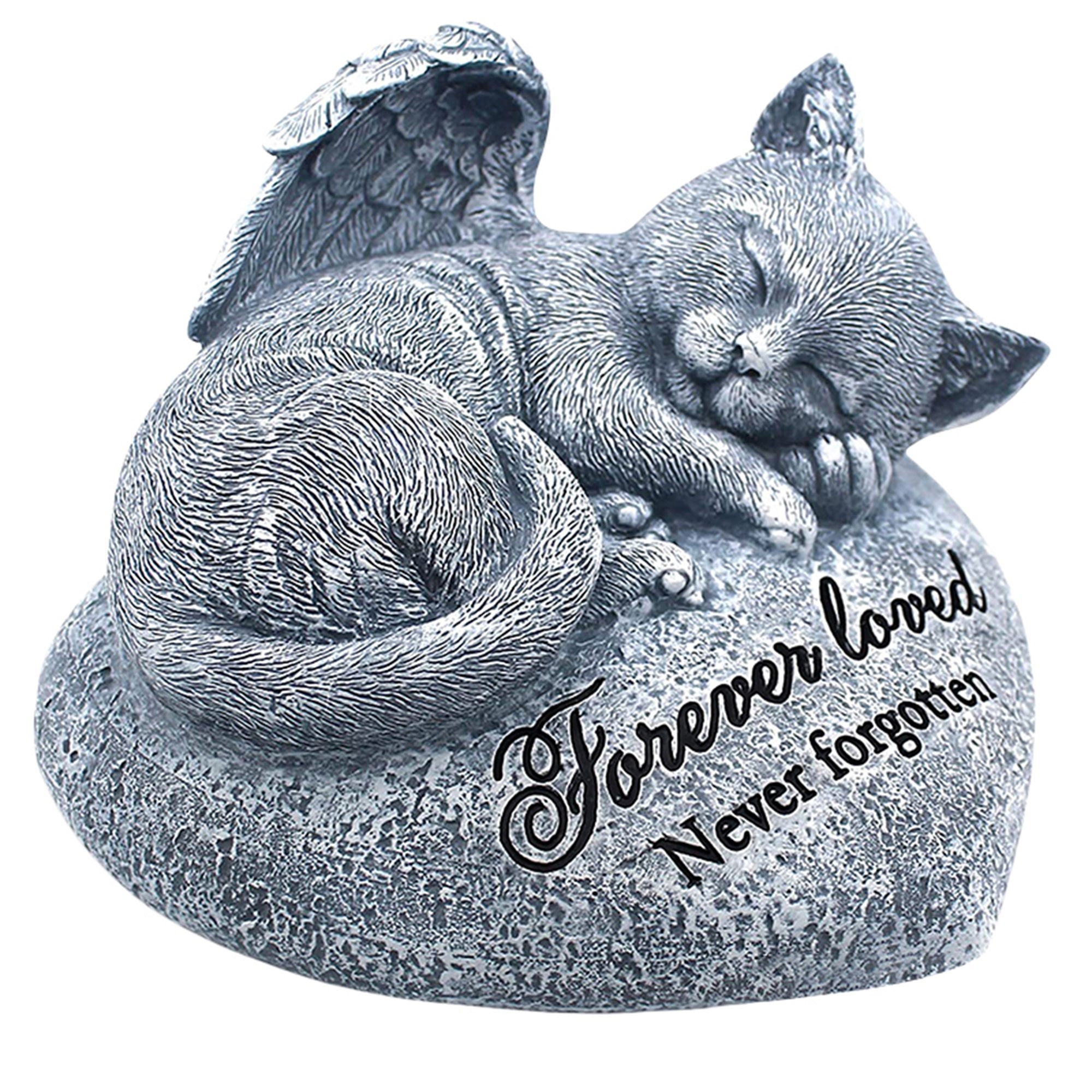 Cat Memorial Stone Garden Statue Beautifully Packaged Memorial Gift Headstone for Cats or Loss of Cat Sympathy Gift