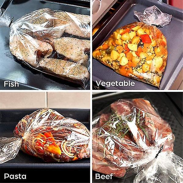 Pack Of 10， Large Roasting Bag 63*51cm Safe For In The Oven Or Microwave