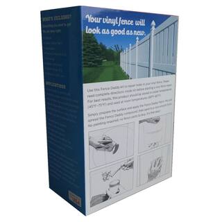 Vinyl Fence Repair Kit in White 45-0GSK-E42F