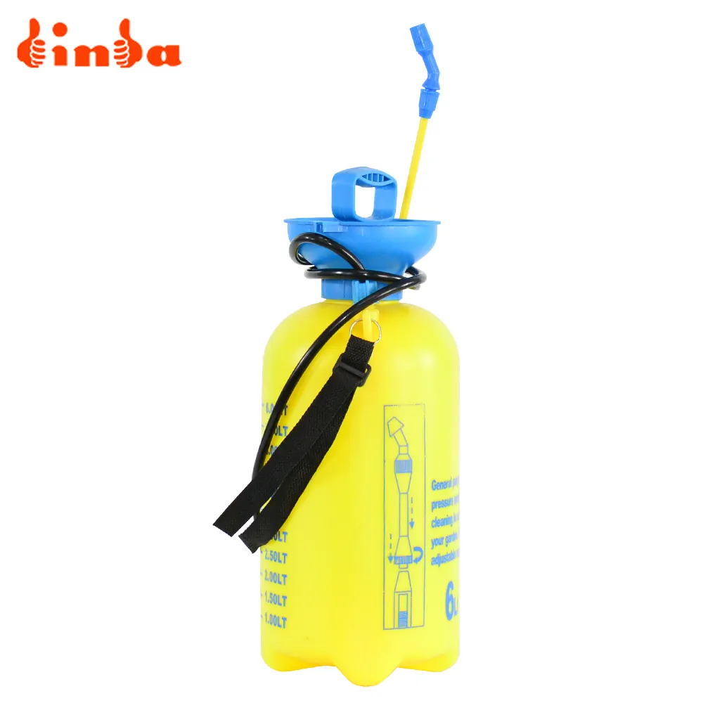 Binda 6L Portable Hand Pump Garden Fiberglass Lance Pressure Sprayer