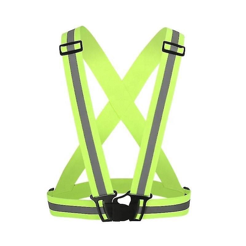 Reflective Safety Vest Unisex Outdoor Safety Vest Reflective Belt Running Cycling Sports Warning Clothes