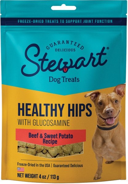 Stewart Healthy Hips Beef and Sweet Potato Recipe Grain-Free Freeze-Dried Dog Treats