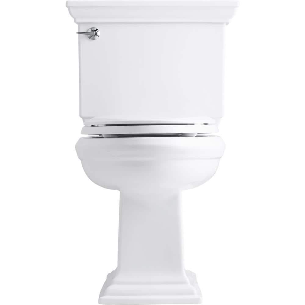 KOHLER Memoirs Stately 2Piece 16 GPF Single Flush Elongated Toilet with AquaPiston Flush Technology in White