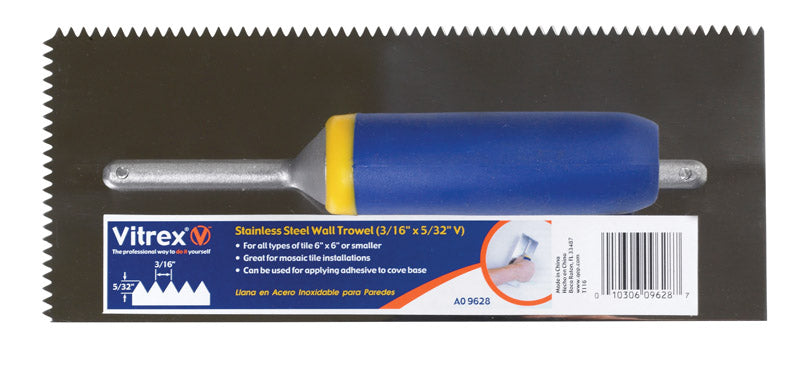 V NOTCH TROWEL 4.5X11