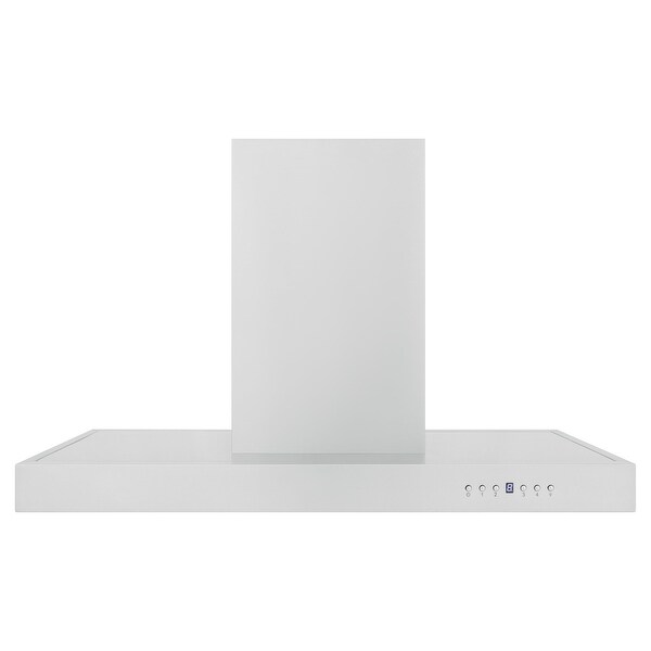 ZLINE Stainless Steel Convertible Vent Island Mounted Range Hood