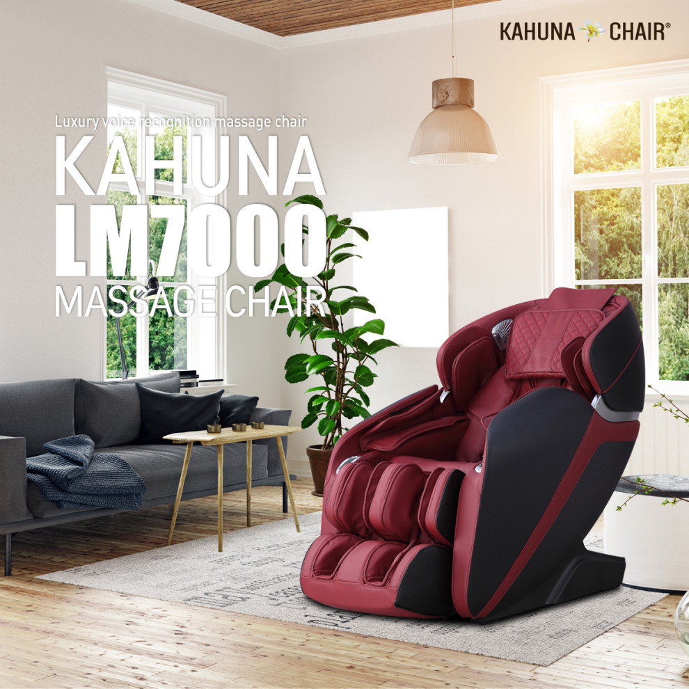 [2021 NEW] Spot target massage Voice Recognition Kahuna Massage Chair LM 7000   Contemporary   Massage Chairs   by AJX DISTRIBUTION INC   Kahuna Massage Chair  Houzz