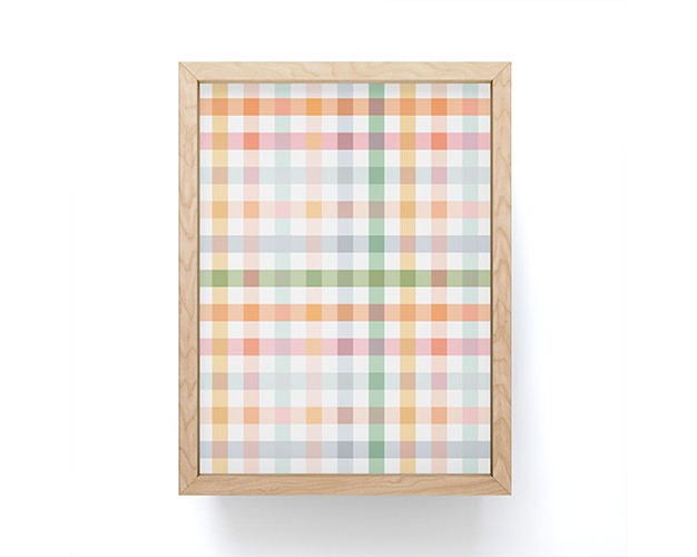 Ninola Design Countryside Gingham Picnic Framed Mini Art Print Society6