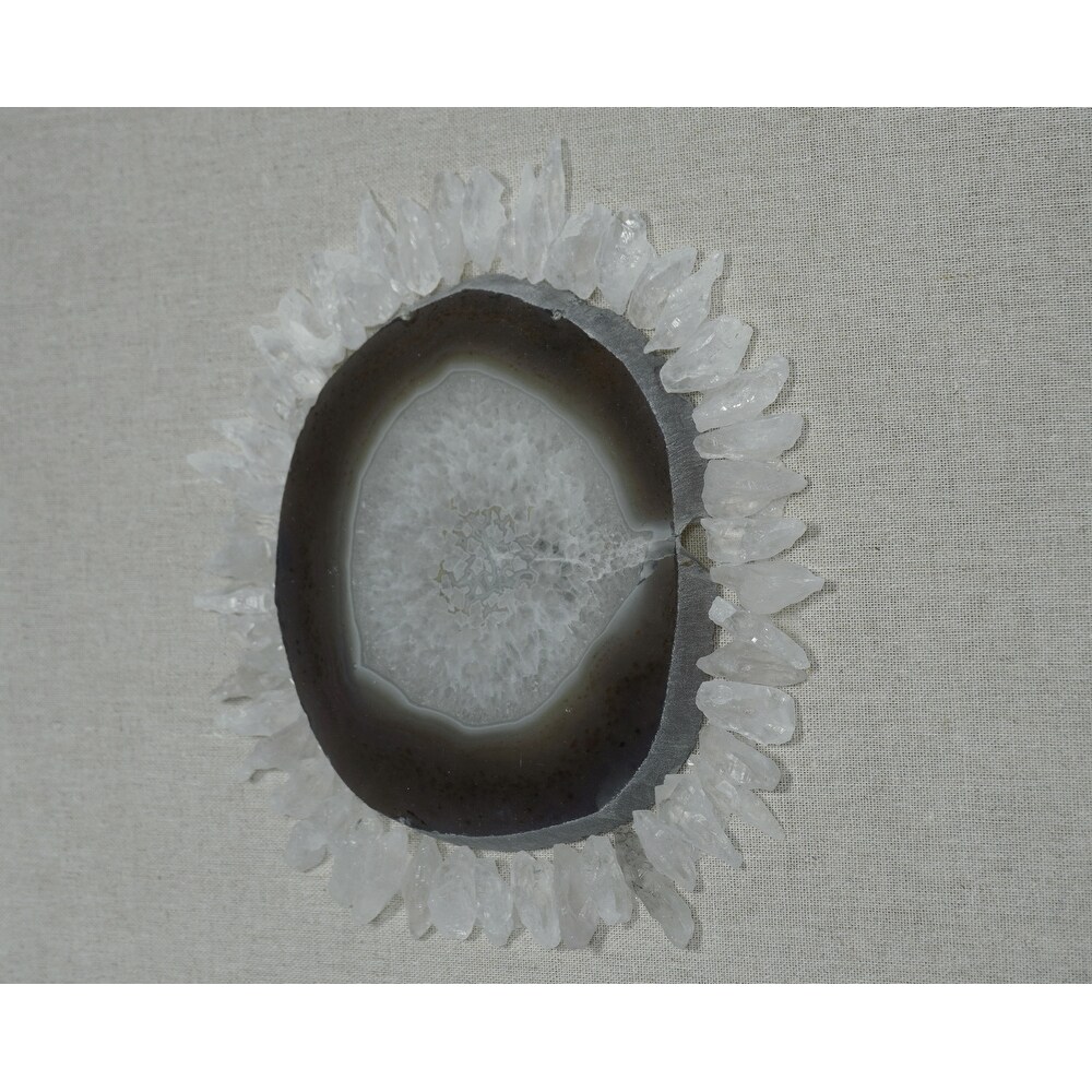 HUJI Quartz Sunflower Shadow Box Wall Decor