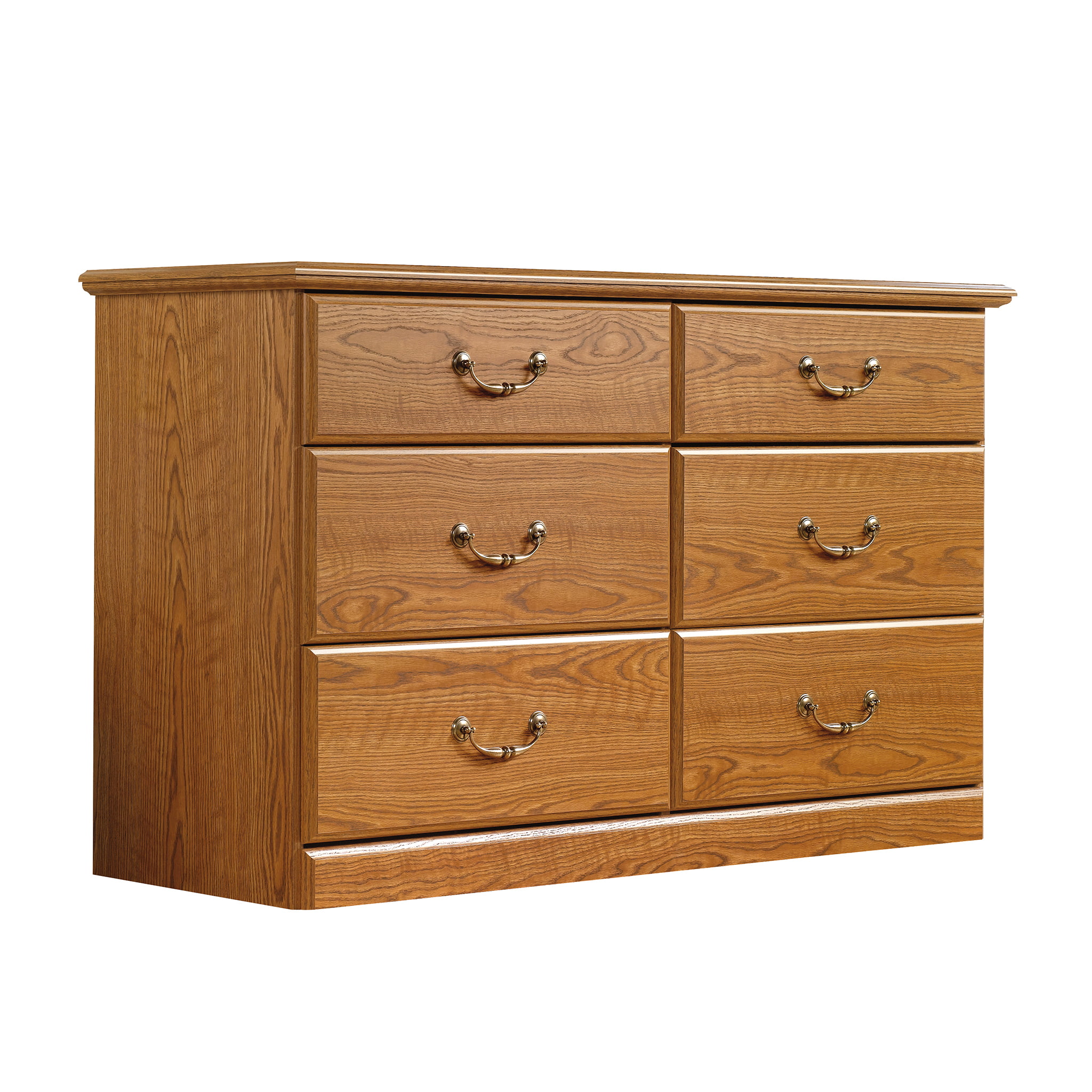 6 Drawer Dresser,Carolina Oak finish