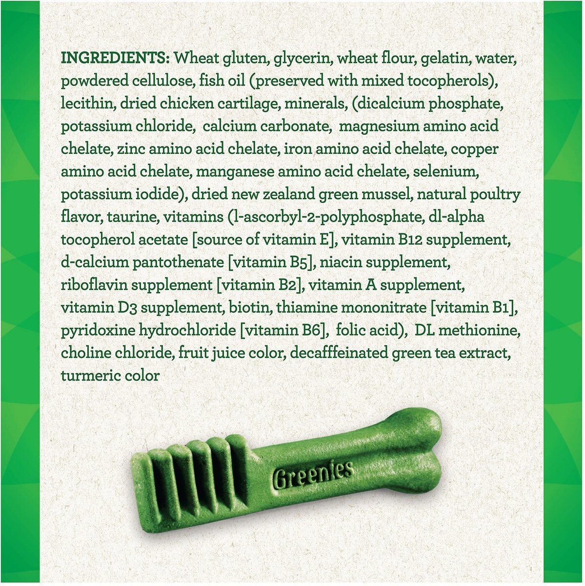 Greenies Aging Care Regular Dental Dog Treats