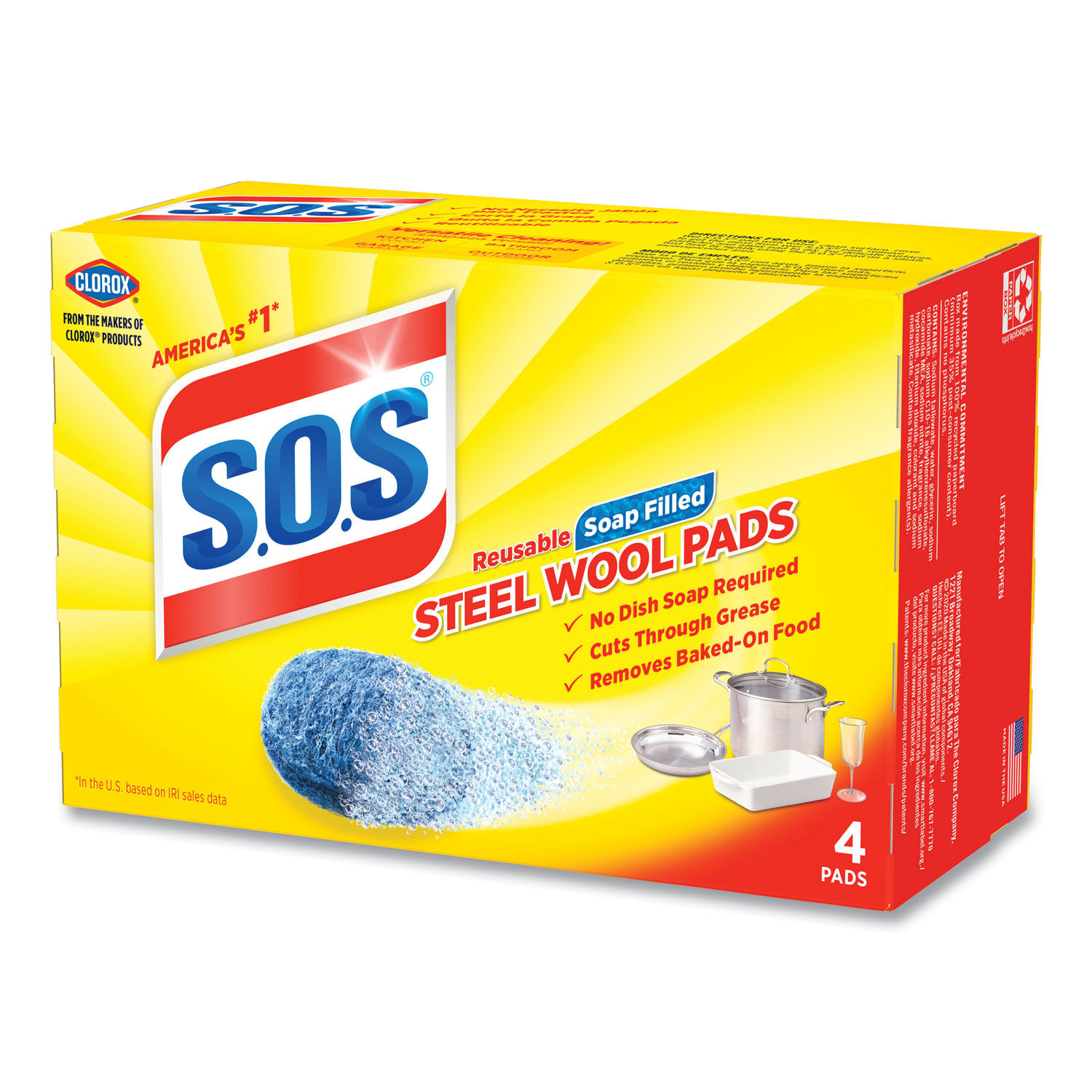 Steel Wool Soap Pad by S.O.S.andreg; CLO98041