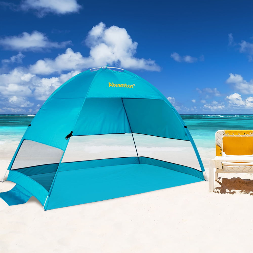 Beach Tent Pop-Up Beach Umbrella Sun Shelter Pop Up UV50+ Canpoy by Alvantor， Coolhut Plus