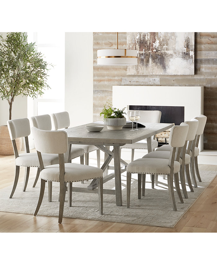 Bernhardt Albion 9-pc. Dining Set (Rectangular Table and 8 Side Chairs)