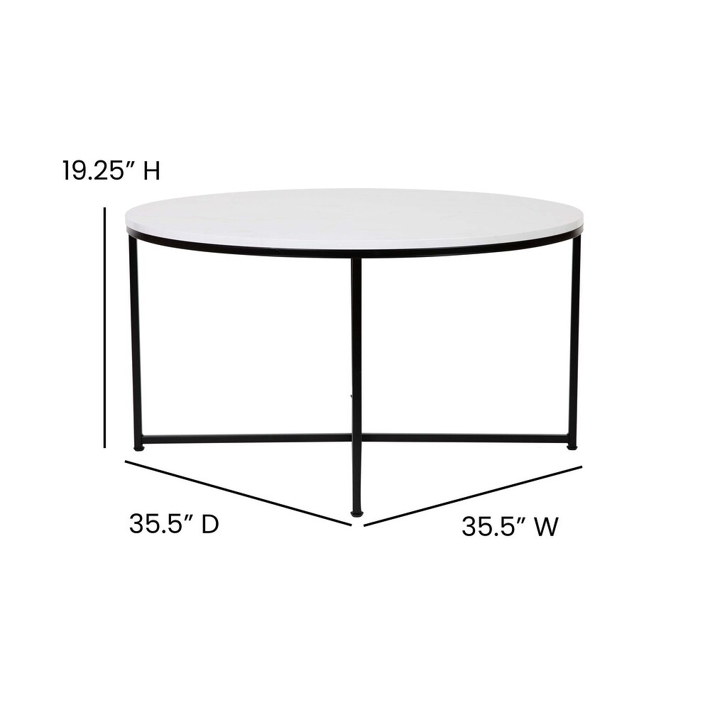 Signature Design by Ashley Coylin Cocktail Table   Tempered Glass Table