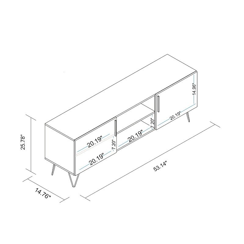 MANHATTAN COMFORT Nolita 63-in. TV Stand