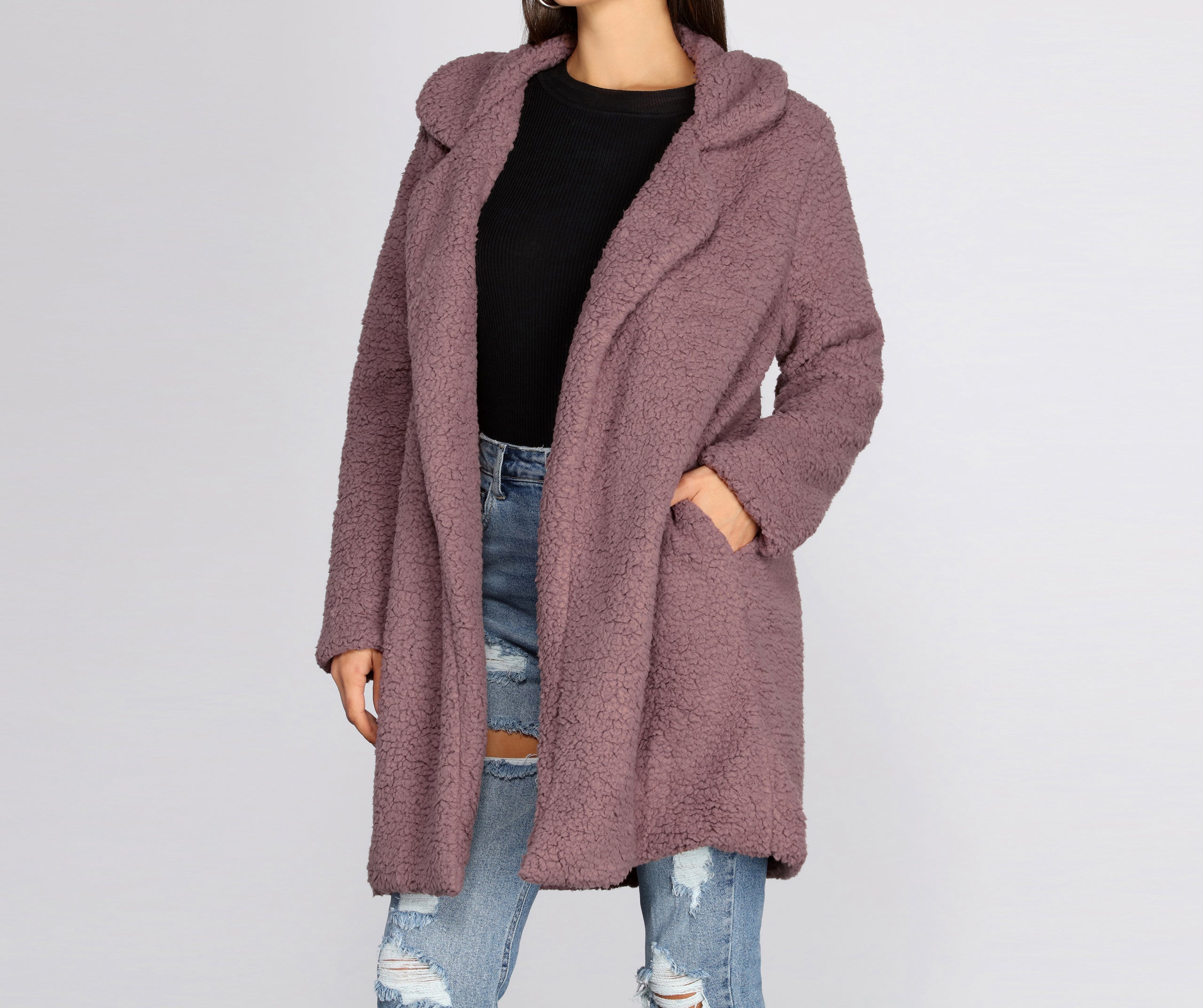 Stay Snug Long Sherpa Jacket