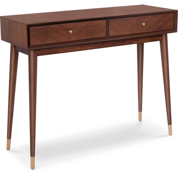 Adore Decor Sutton Walnut Brown Mid-Century Modern Table