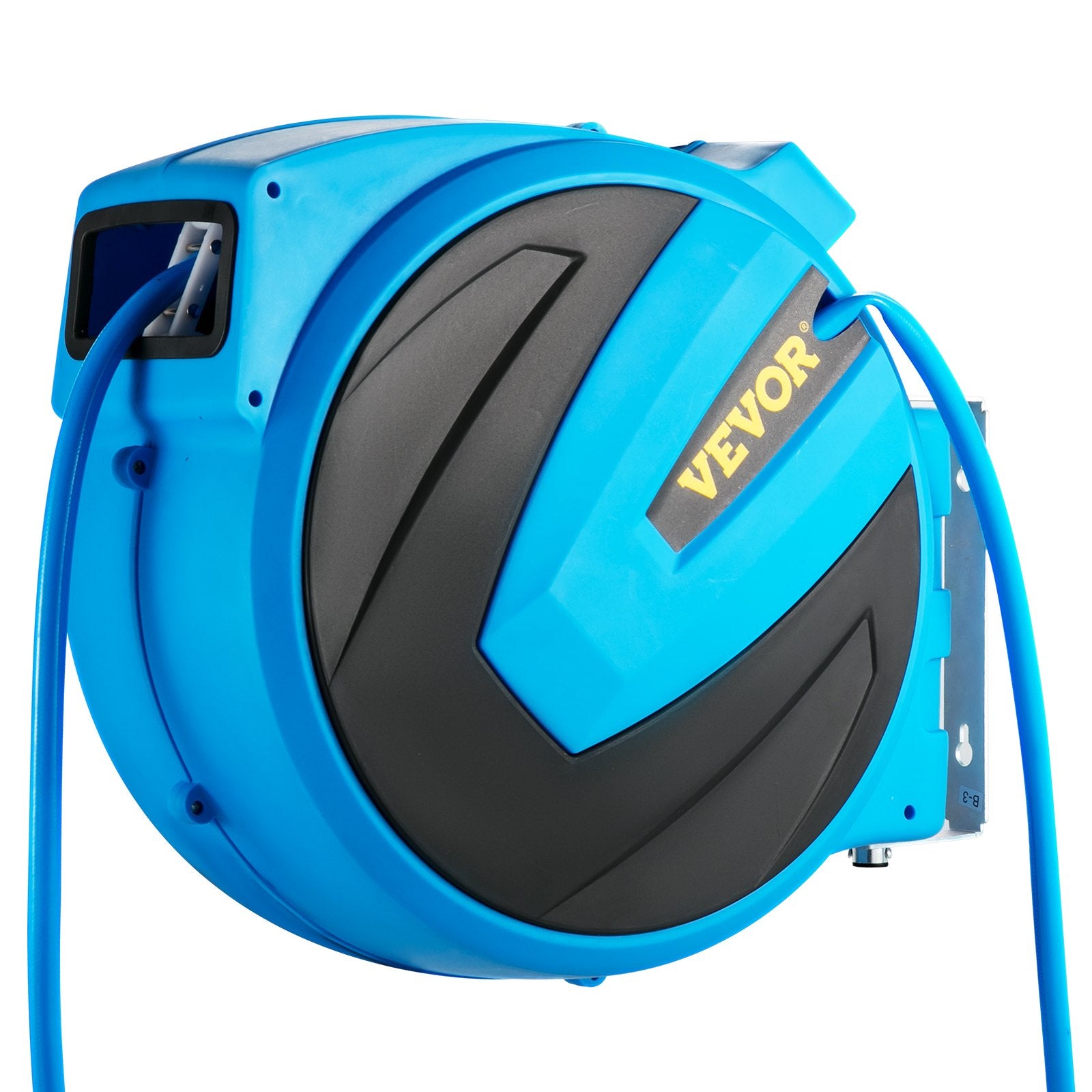 VEVOR Retractable Hose Reel - 1/2 Inch x 100 ft Automatic Rewind Water Hose with Any Length Lock