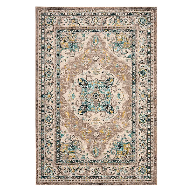 Safavieh Phoenix Jade Framed Medallion Rug