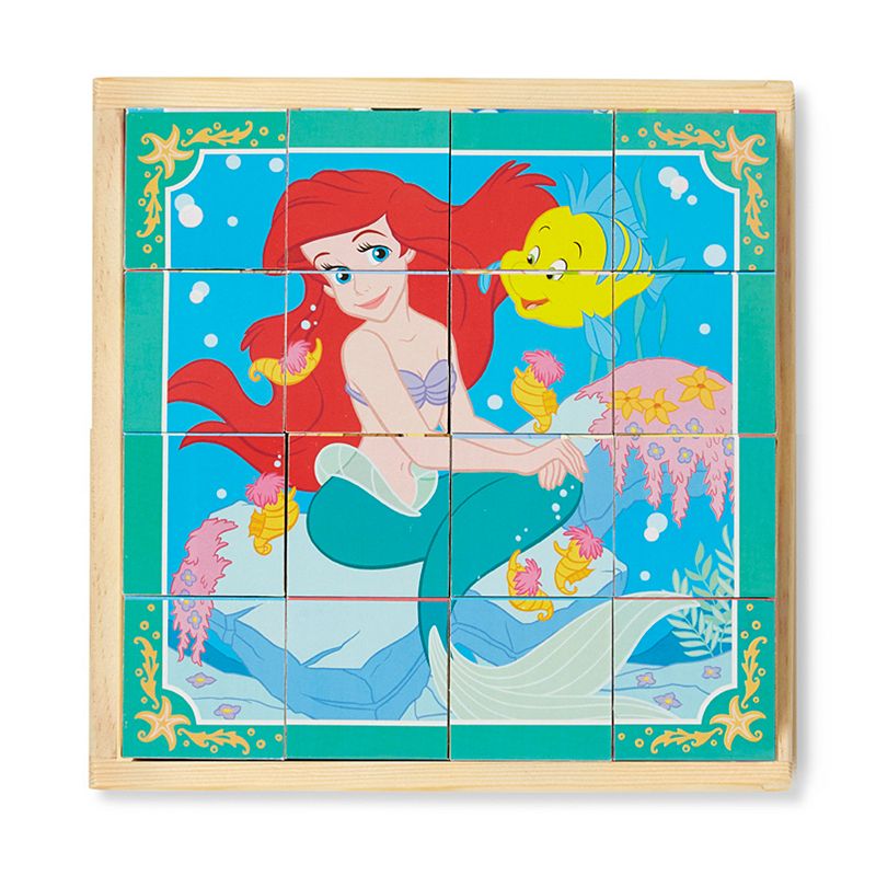 Disney Princess 16-pc. Wooden Cube Puzzle