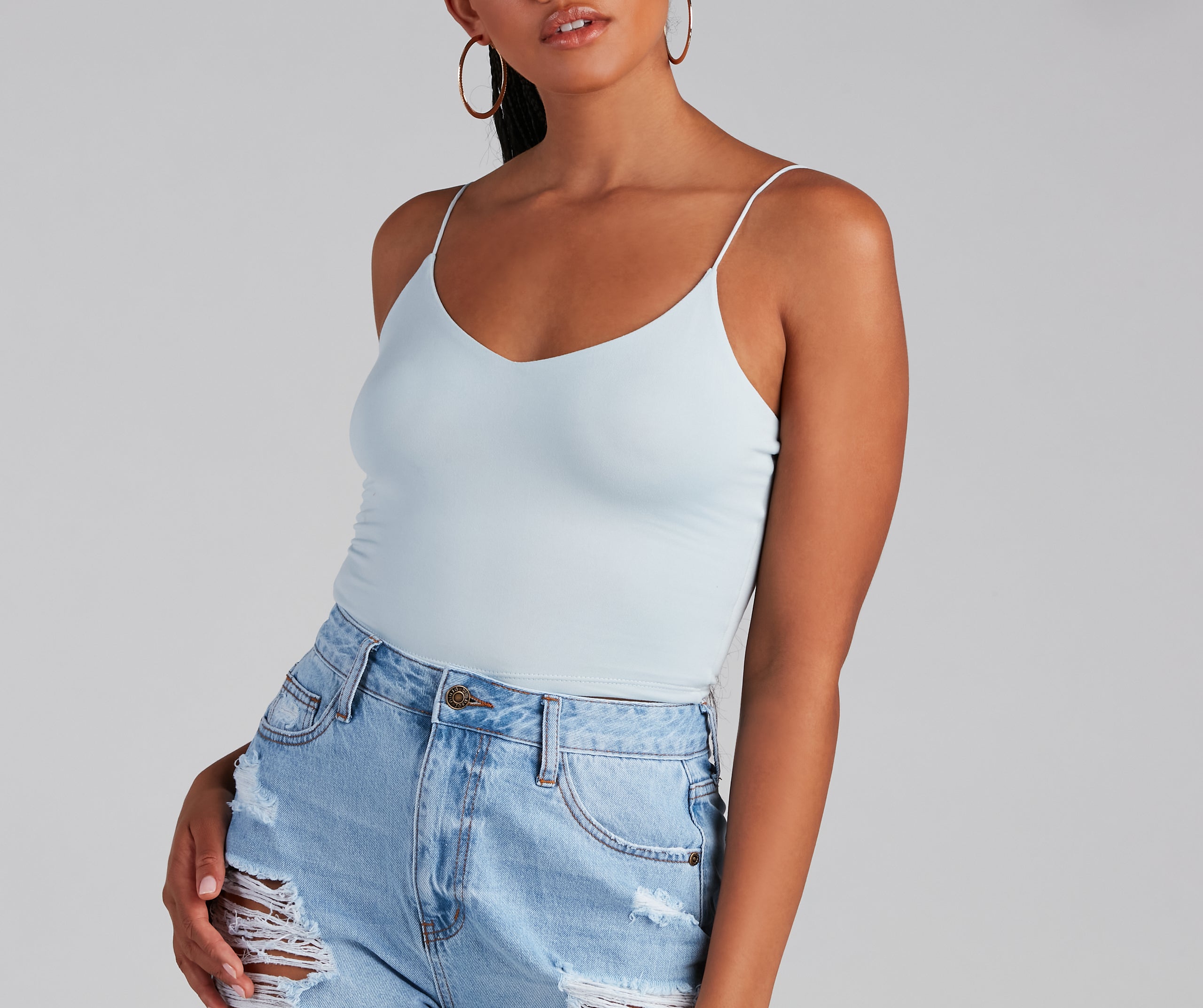 Girl Next Door Cropped Tank