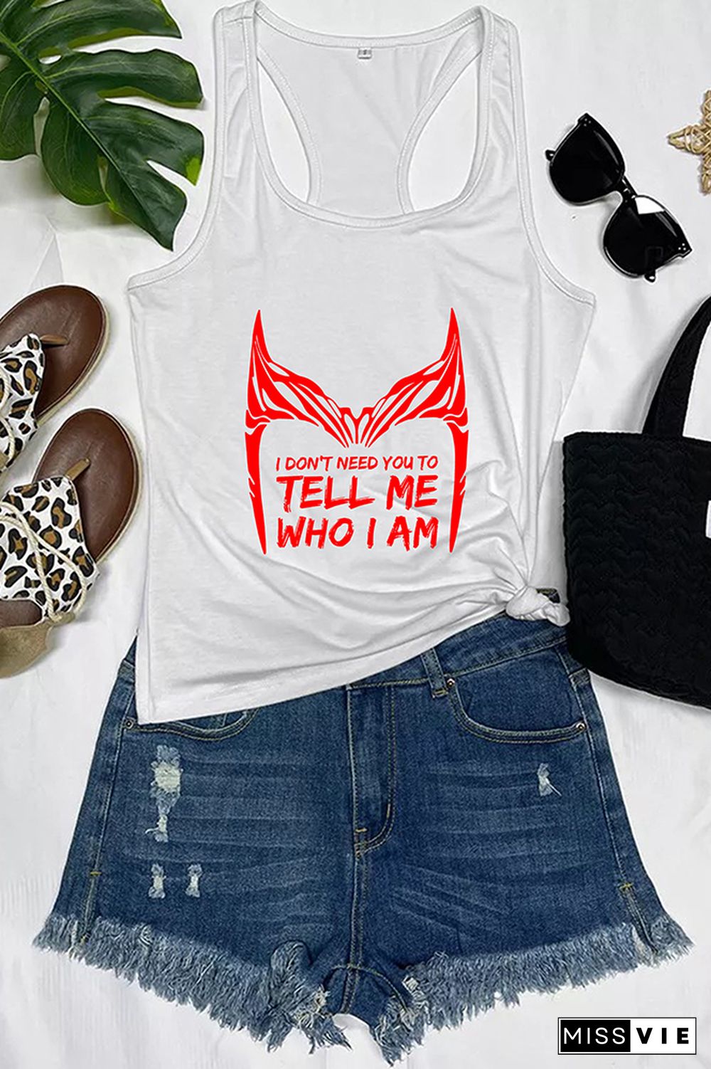 Scarlet Witch Crown Tiara, I Don’t Need You To Tell Me Who I Am Sleeveless Tank Top Wholesale