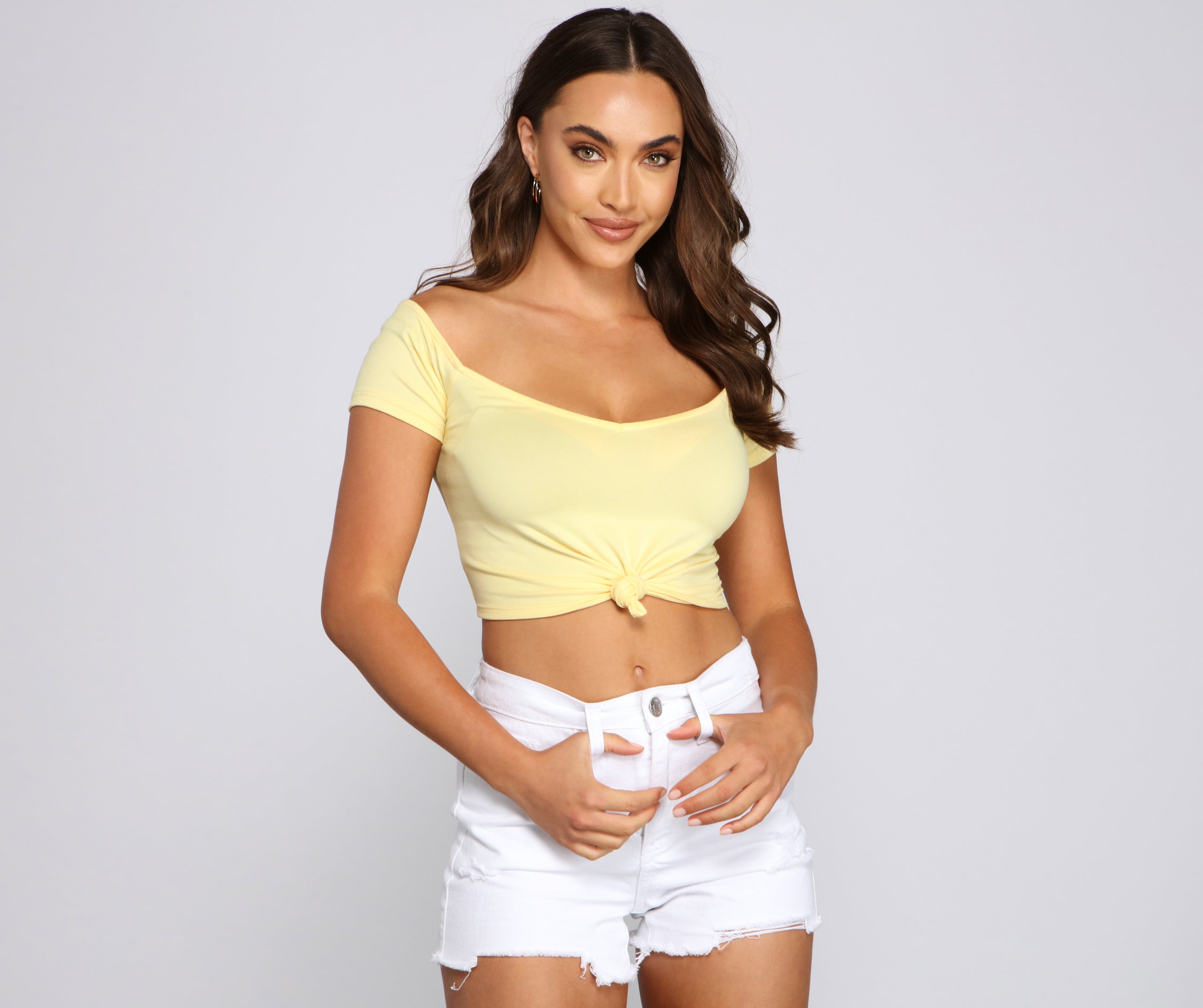 Sweet And Simple Crop Top