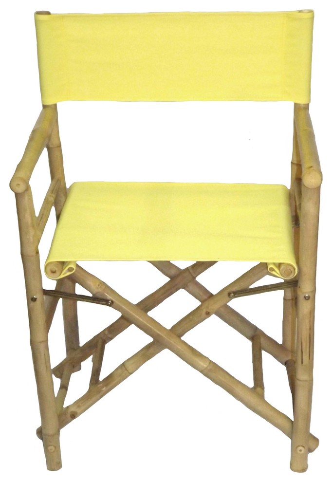 Chair Bamboo Low Director Chair  Set of 2   Contemporary   Folding Chairs And Stools   by bamboo54  Houzz