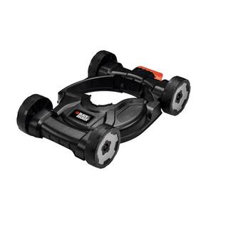 BLACK+DECKER Removable Wheeled Deck for 12 in. Electric Straight Shaft Single Line 3-in-1 String Grass TrimmerLawn EdgerPush Mower MTD100