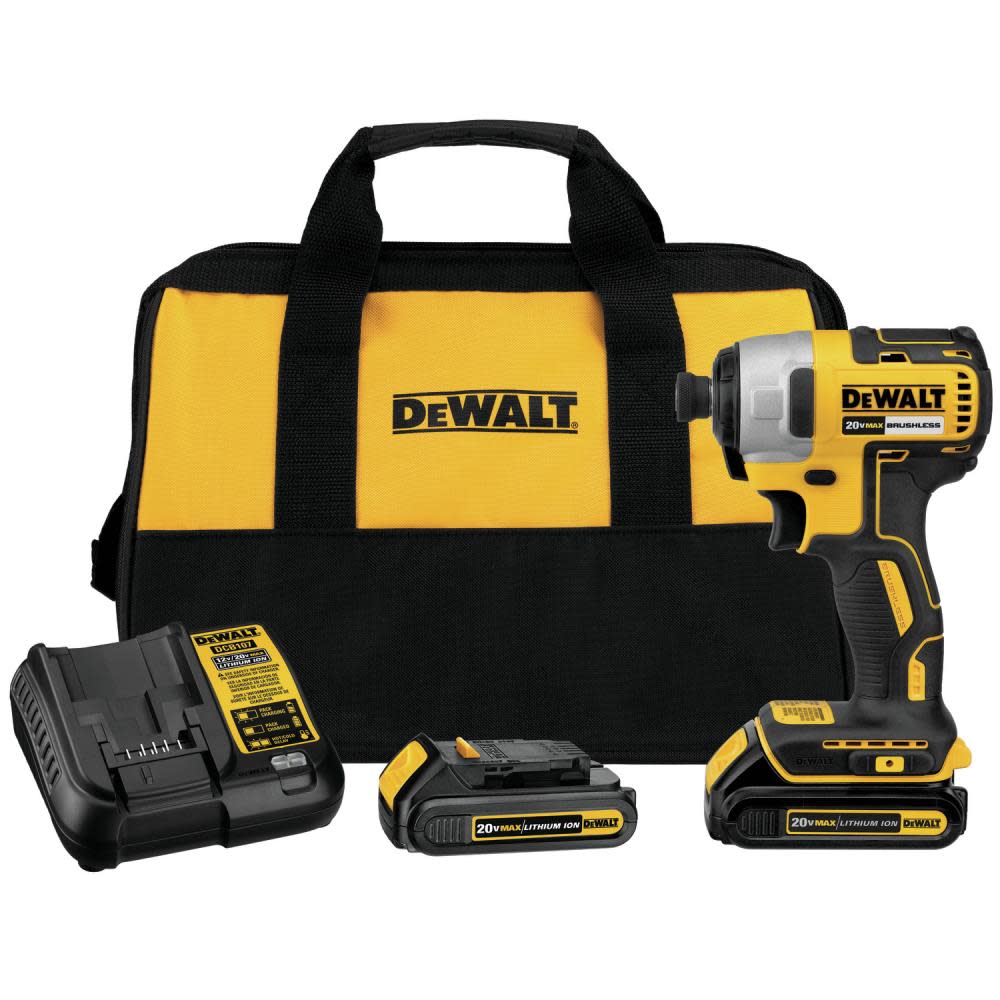 20V MAX* Brushless 1/4 in. Cordless Impact Driver Kit ;