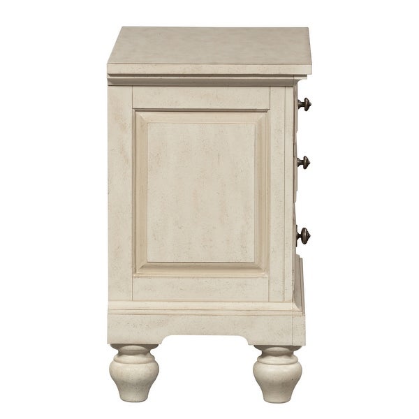 High Country Antique White finish Night Stand - - 11105278