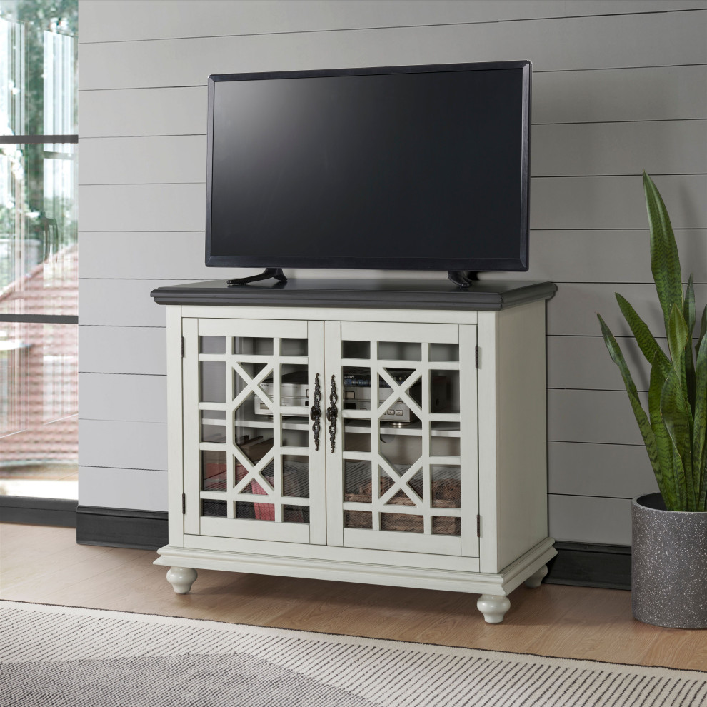 Avalon Small Spaces TV Stand   French Country   Entertainment Centers And Tv Stands   by Martin Svensson Home  Houzz