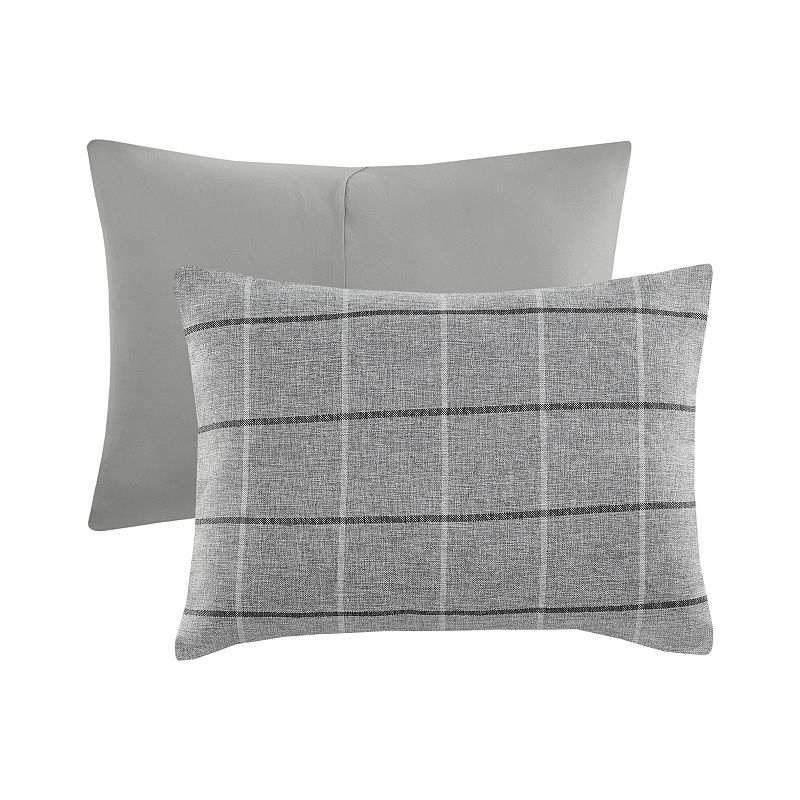 Madison Park Elm 5-Piece Antimicrobial Comforter Set with Throw Pillows