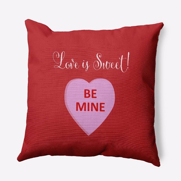 Valentine x27 s Day Love Is Sweet Square Throw Pillow Buddha E By Design