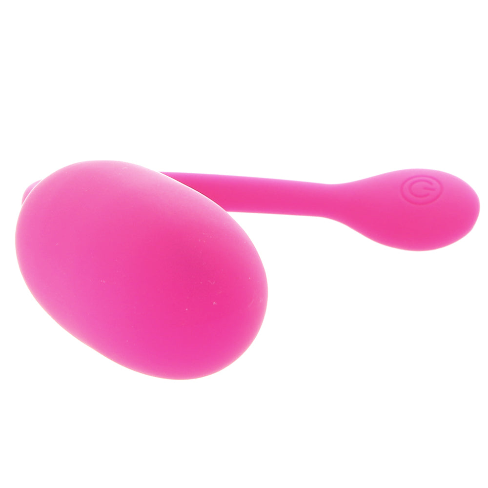 Advanced Rechargeable Silicone Kegel Ball in Pink