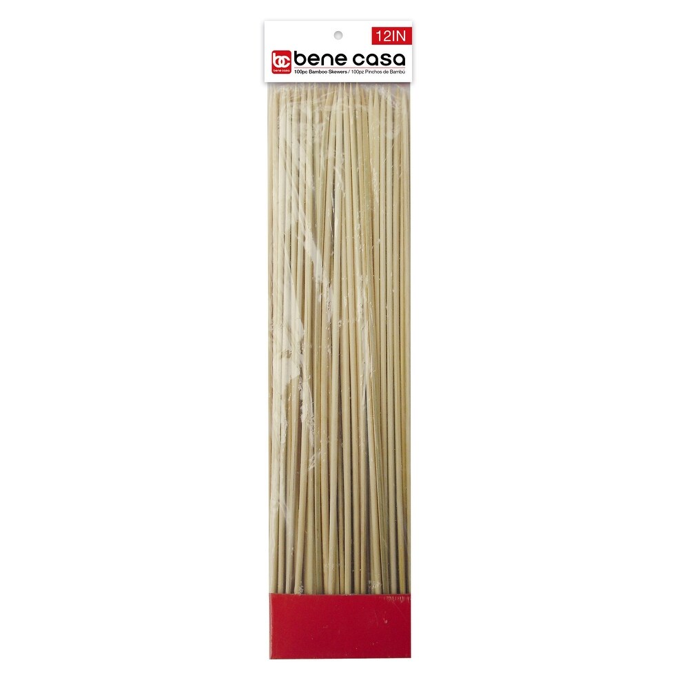 Bene Casa 100 piece Bamboo Skewer pack  12\