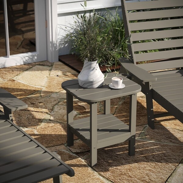 AllWeather Adirondack Style Patio Side Table