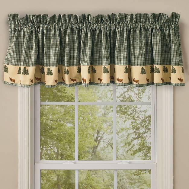 Park Designs Northern Exposure Valance 14 quot l Green