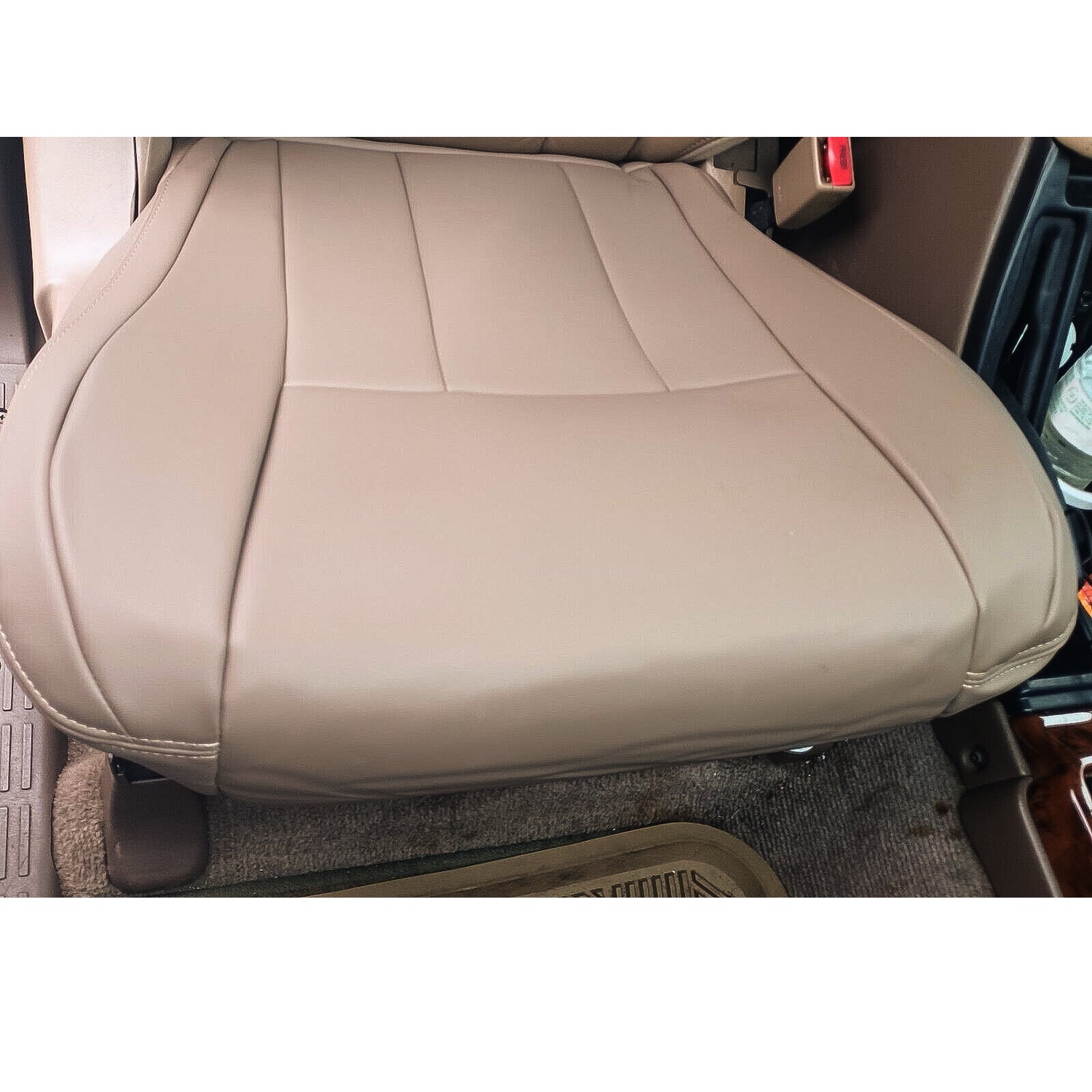 Kojem Driver Side Bottom Seat Cover for Toyota 4Runner 1996-2002 Left Oak Tan Artificial Leather 97 98 99 2000 01