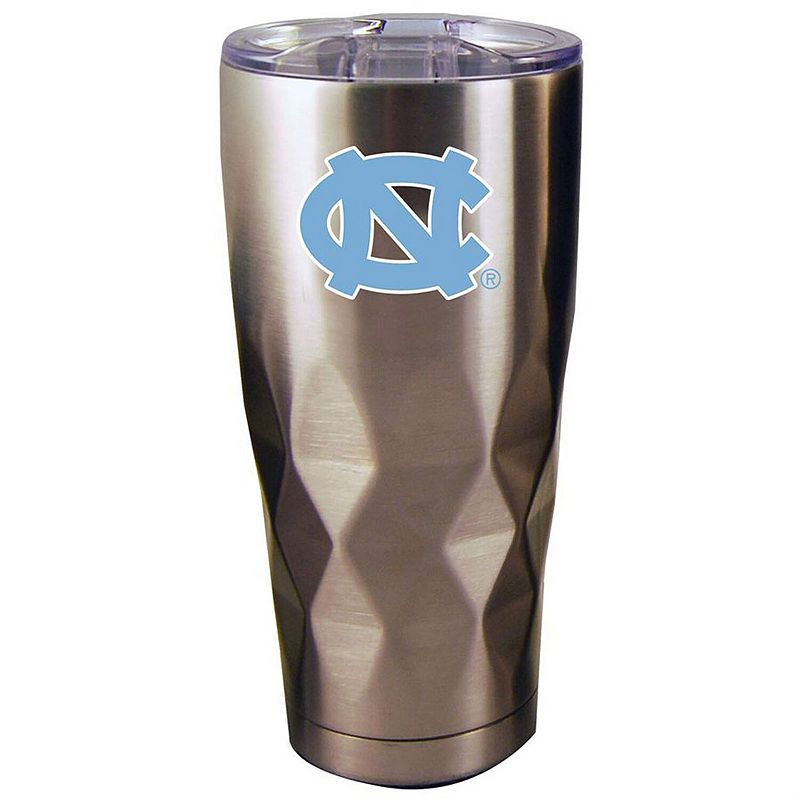 North Carolina Tar Heels 22oz. Diamond Bottom Stainless Steel Tumbler