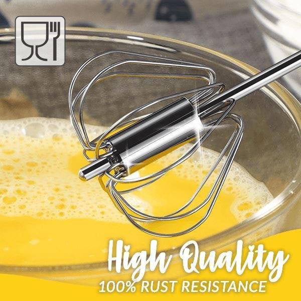 🔥BIG SALE - 49% OFF🔥Stainless Steel Semi-Automatic Whisk - BUY 2 GET 2 FREE