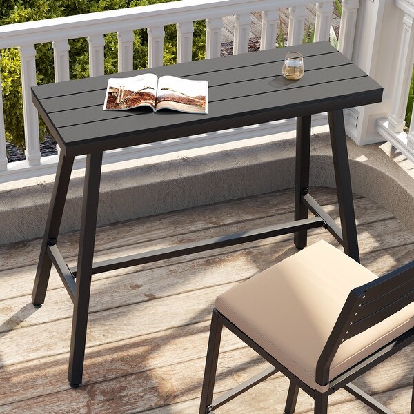 Outdoor Patio Bar Table Bistro Dining Table