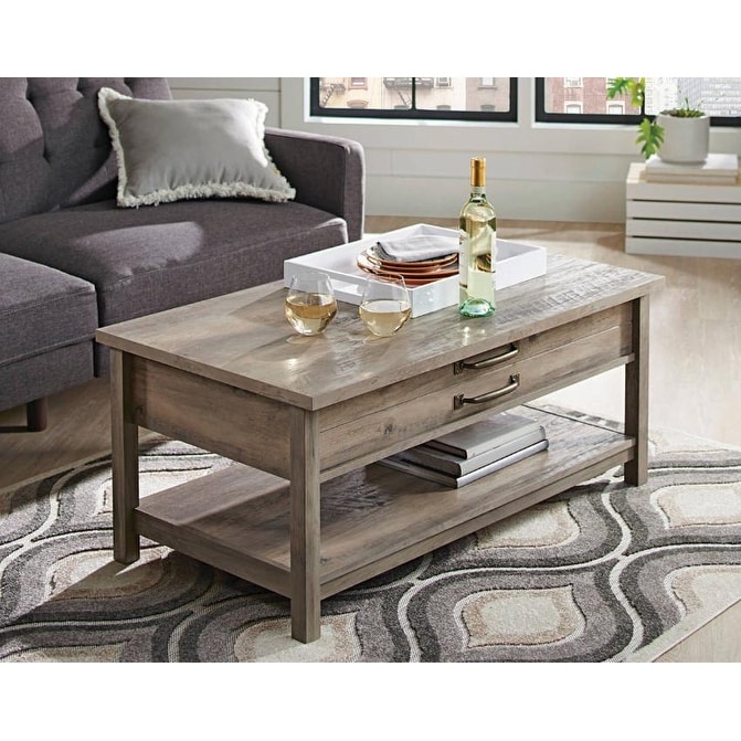 Modern Farmhouse Lift-Top Coffee Table