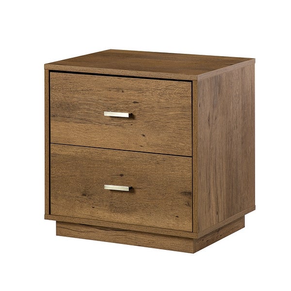 Mauer 2-Drawer End table with Storage by HULALA HOME